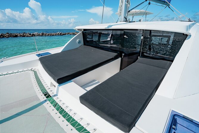5-Hour 38'Luxury Catamaran All-Inclusive Tulum & Playa del Carmen - Price and logistics: $1,931 per group plus the $20 dock fee