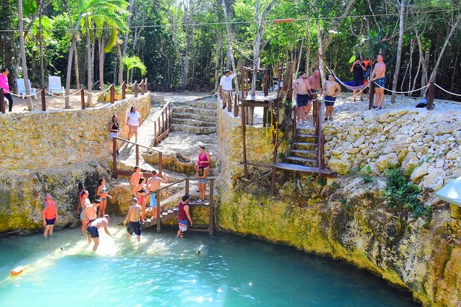Activities Atv (single) Zipline and Cenote From Playa del Carmen - Cooling Off in a Semi-Open Cenote: The Most Peaceful Part of the Day
