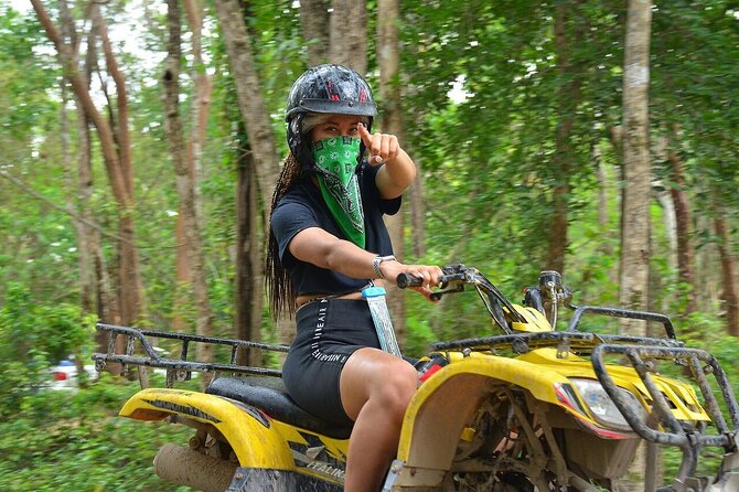 Adventure day to Tulum: ATVs, Cenote, Ziplines, lunch & transport - Lunch Plate After the Adrenaline: Rice, Beans, and Fajitas