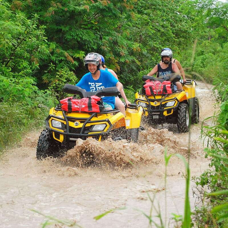 Atv , Zipline and cenote swim experience in the jungle! - Your ATV Session: Shared Riding, Real Dirt, Safety First