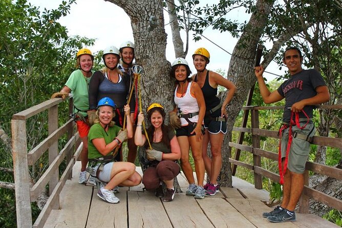 Atv, Zipline , Cenote & Lunch from Playa del Carmen - Zipline circuit: treetop views with a structured safety setup