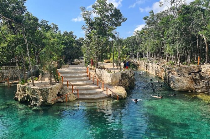 CENOTE DAY! with transportation from Cancun, Playa DC or Tulum - Your on-site hour with the guide, then freedom