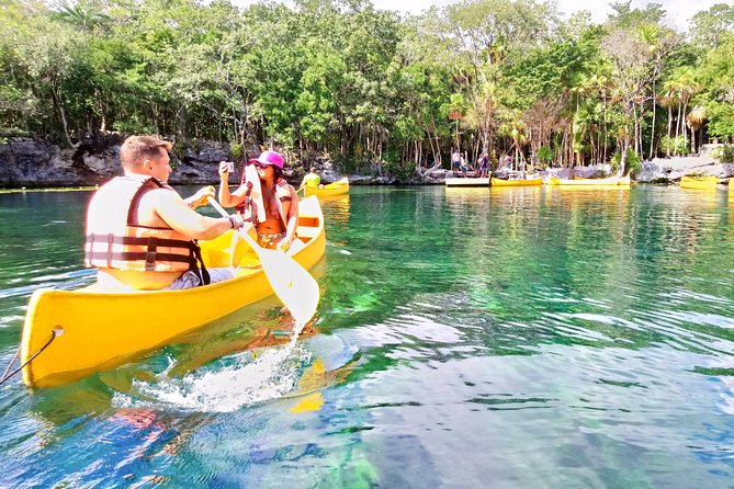 Cenote Tankah 4 Cenotes & Zip-Line Mayan Adventure - Your four-cenote route: variety beats one long swim