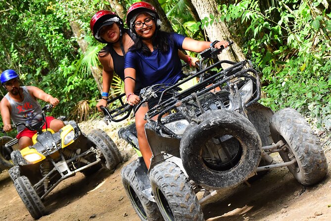Cenote, Zipline & ATV Shared Combo 3x1 from Playa del Carmen & Cancun - ATV Through Obstacle Roads: What Shared Really Means