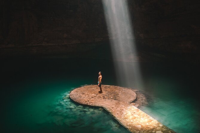 Chichen Itza + Cenote Suytun and Ikkil + Buffet and more! - Cenote Ik-kil: Steep Stairs and the Best Kind of Cold