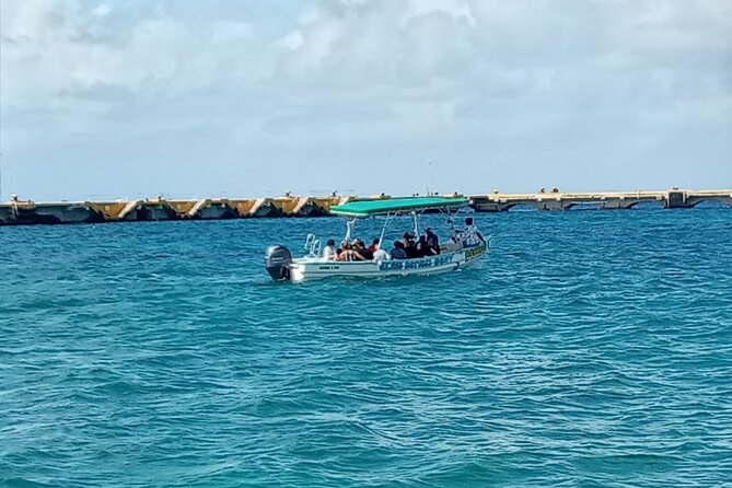 Cozumel El Cielo Tour by Boat from Playa del Carmen & Transfer - El Cielito Beach Break: the manta-ray moment
