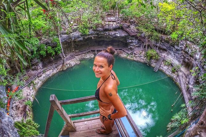 Experience in Atvs in the Mayan Jungle with Cenote and Zip Line - Cenote La Casa del Alux: your first cooling stop