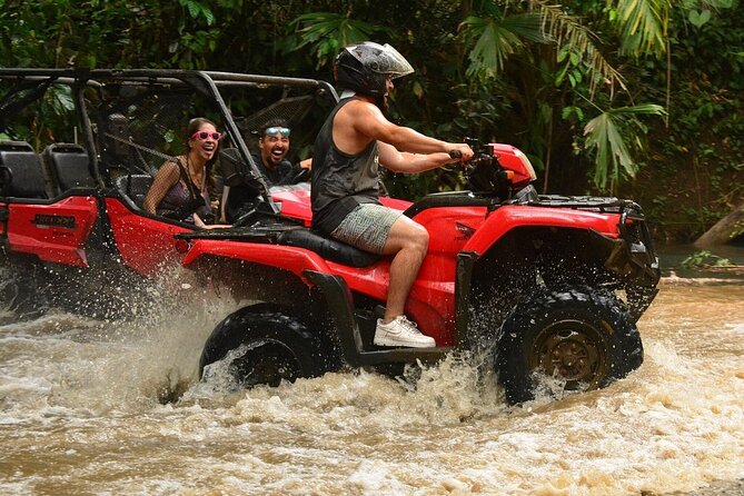 Experience in Atvs in the Mayan Jungle with Cenote and Zip Line - Jungle ATV riding: speed, controls, and what to wear