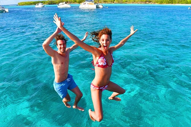 Fantastic Day Isla Mujeres Unlimited Catamaran from Riviera Maya - Stop 1 on Isla Mujeres: Punta Sam reef snorkeling (El Meco)