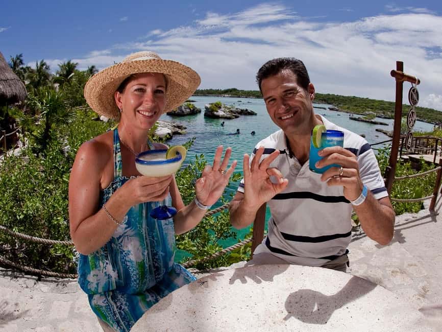 From Playa del Carmen: Xel-Há All-Inclusive Park - Zip lines, rope elements, and the Mirador Lighthouse slide