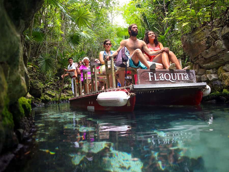 From Riviera Maya: Complete Combo to Xcaret Park! - Underground Rivers and Cenotes: The Water Part That Drives the Day