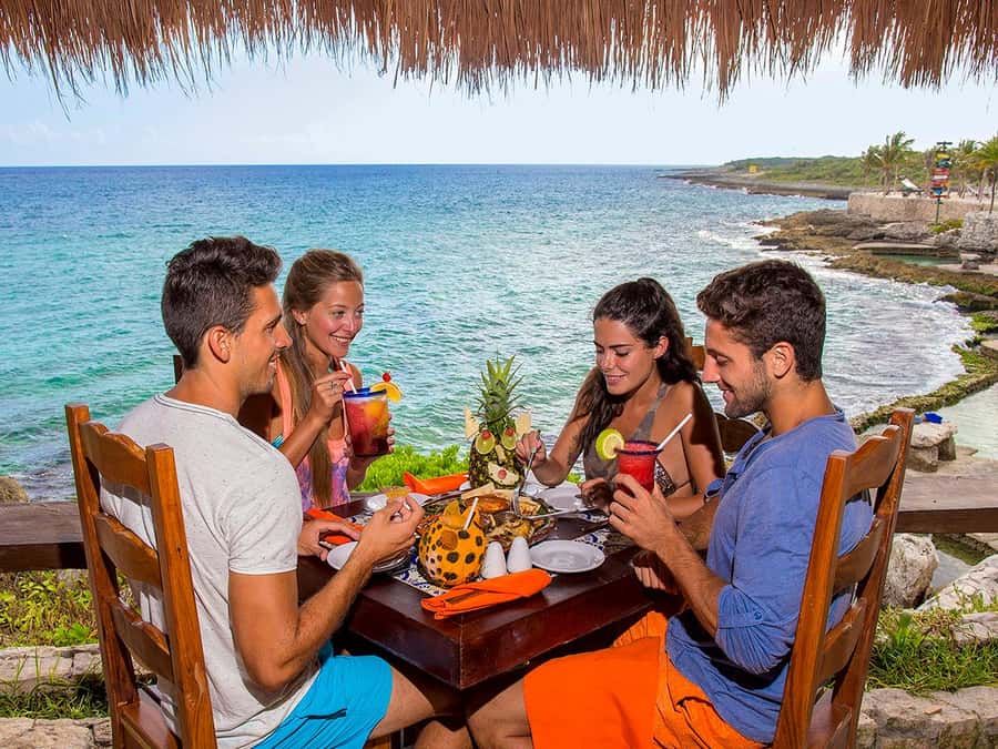 From Riviera Maya: Complete Combo to Xcaret Park! - Food and the Value Equation: Plus Option vs On-the-Spot Buying