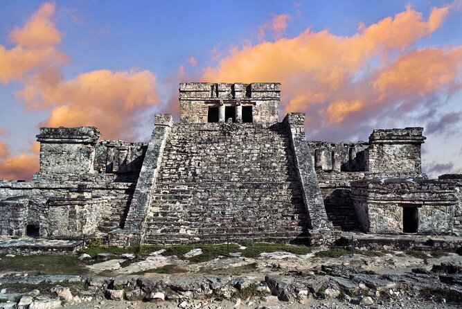 Half day Tulum Archeological site & Underground river with Lunch - Tulum ruins at the right pace: Castle, natural lighthouse, and temple stories