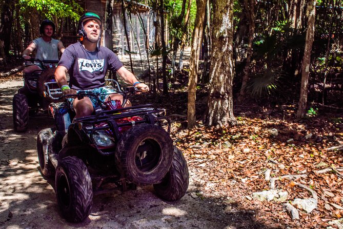 Horseback Ride, ATVs (Shared), Cenote & Ziplines! From Playa Del Carmen - Zip-Line Circuit: Views Are Great, But Hands-Free Means Hands-Free