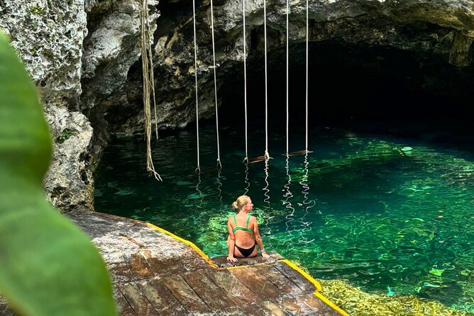 Kaan Luum and Cenotes and Mayan Traditions from Riviera Maya - Canamayte Cenote & Ecopark: one semi-open swim and one cavern swim