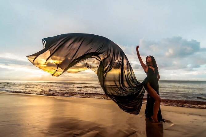 Luxurious Flying Dress Photoshoot in Riviera Maya - The Optional Cinematic Video (and the Included Edited Short)