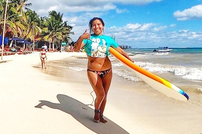 Paddleboard Rental At Certified SUP School Playa Center - Beginner support: what that free intro actually feels like
