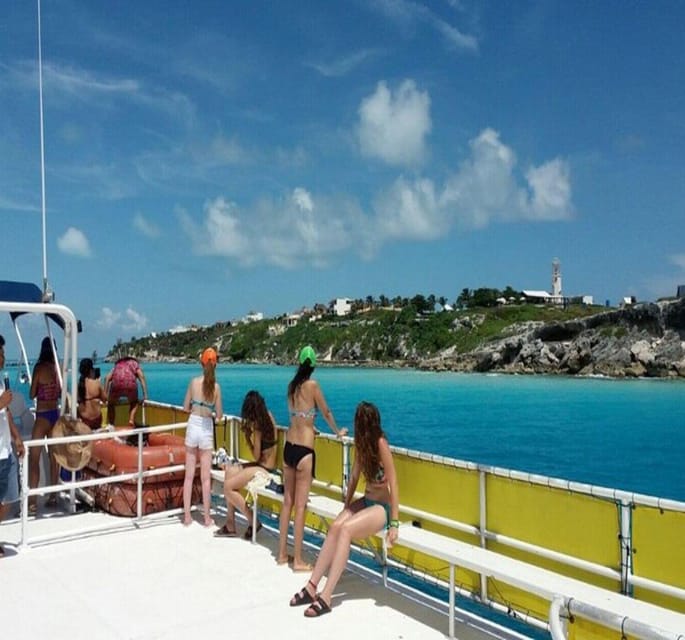 PDC: Isla Mujeres Catamaran Tour with Snorkeling - Reef snorkeling at Punta Sam / El Meco: included, but weather rules