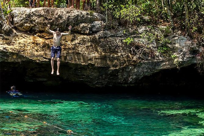 Private Tour: Akumal Marine Turtle Snorkeling and Cenote Adventure - Cenote Azul jungle swim: a cool reset from saltwater