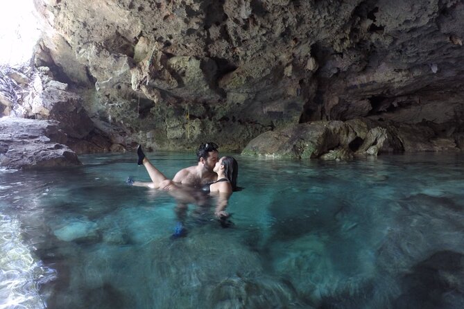 Private Tour Swim with Turtles, 2 Cenotes & Gopro - Cave Cenote: The 5-Meter Descent and Snorkeling Around Underground Rivers