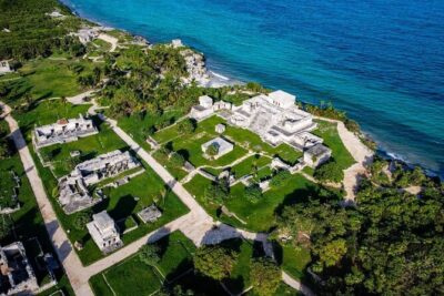 Private Tour Tulum And Coba Ruins Cenote Cavern Mayan Village - Tulum Archaeological Site: Port Ruins With a Guided Start