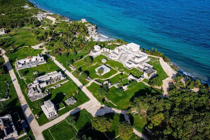 Private Tour Tulum And Coba Ruins Cenote Cavern Mayan Village - Tulum Archaeological Site: Port Ruins With a Guided Start