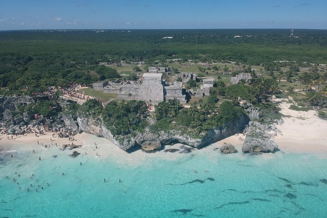 Private Tour Tulum, Reef & Cenote-Cavern from Playa del Carmen - Tulum archaeological zone: ruins on the Caribbean edge