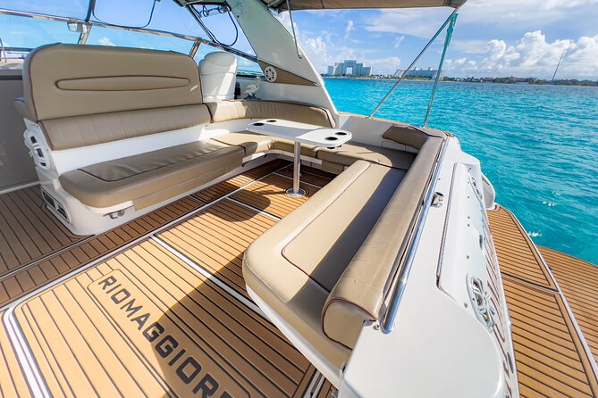 Private Yacht Rental Cancun Up to 15 passengers Isla Mujeres - Snorkeling stop options: sunken boat or Meco reef-style sightseeing