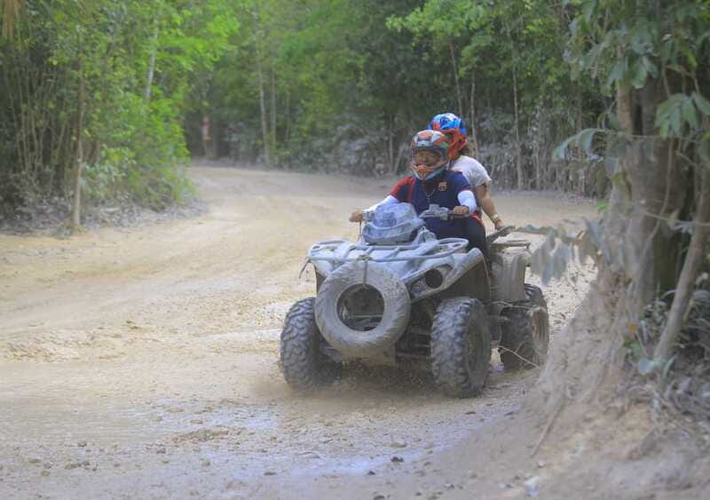 Puerto Morelos: Jungle ATV Adventure, Ziplines and Cenote - Zipline Circuit Above Treetops: Stairs, Safety, and the Water Splash Moment