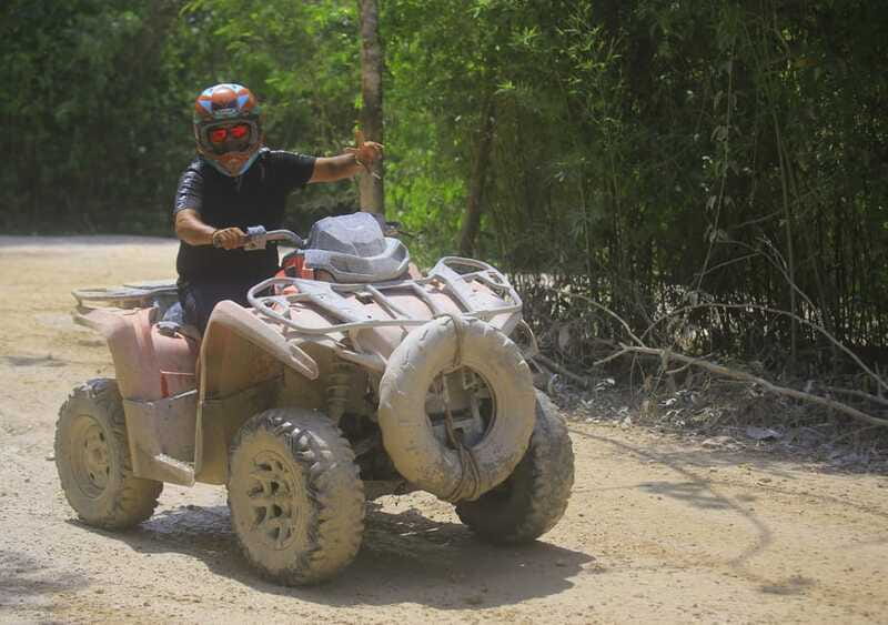 Puerto Morelos: Jungle ATV Adventure, Ziplines and Cenote - Cenote Swim in Puerto Morelos: Cooling Off the Right Way