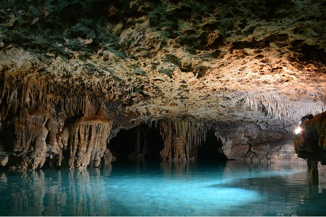 Rio Secreto Underground River Tour with Hotel Pick Up - Entering the underground world at Rio Secreto