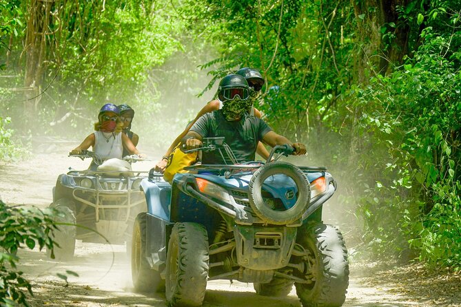 Riviera Maya Half Day Casa Jaguar Cenote, Zipline and ATV - Cenote swim + cave walk: cool water and a calmer pace than you expect