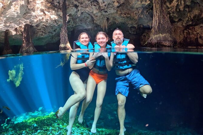 Riviera Maya : Tulum Ruins Tour, 3 Cenotes, Mexican Lunch - Akumal cenotes: 2 open swims plus 1 cave option