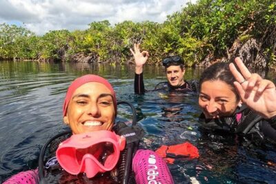 Scuba Diving for Beginners – Tulum Dive Machine - The switch-tank break: snacks, fruit, and reset time