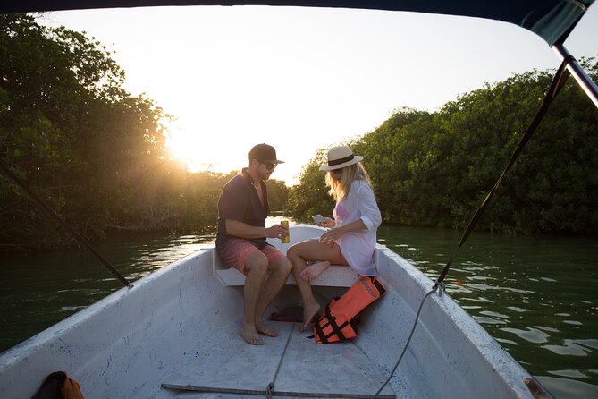 Sian Ka’an Sunset Private boat. - Entering Sian Ka’an by Mangrove Lagoon