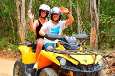 Snorkeling & Shared ATVS Express only from Riviera Maya - Stop 2: Shared Can-Am 450 ATV ride through jungle trails