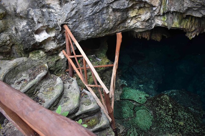 Swim in 4 different Cenotes in Casa Tortuga Park - Stop 2: The 3 Zapotes open-air cenote and its 3-meter jump