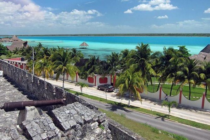 Tour To Bacalar And The Lagoon Of The 7 Colors From Playa Del Carmen And Riviera - The boat tour: Emerald Cenote, Black Cenote, Cocalitos, Pirate’s Canal, and Bird’s Island