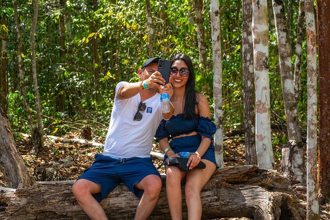 TULUM 4x1: Archaeological Zone, COBA, Cenote, 5th Avenue and lunch. - Stop 1: Tulum Ruins, Coastline Views, and 90 Minutes That Go Fast