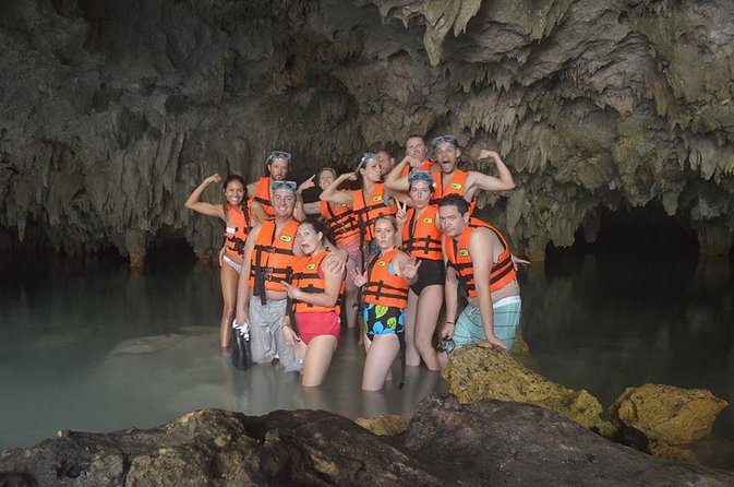 Tulum Adventure (archeological zone-Atv-ziplines-cenote-lunch-drinks-rappel) - Cenote Swim and Snorkeling: Cooler Water After the Heat