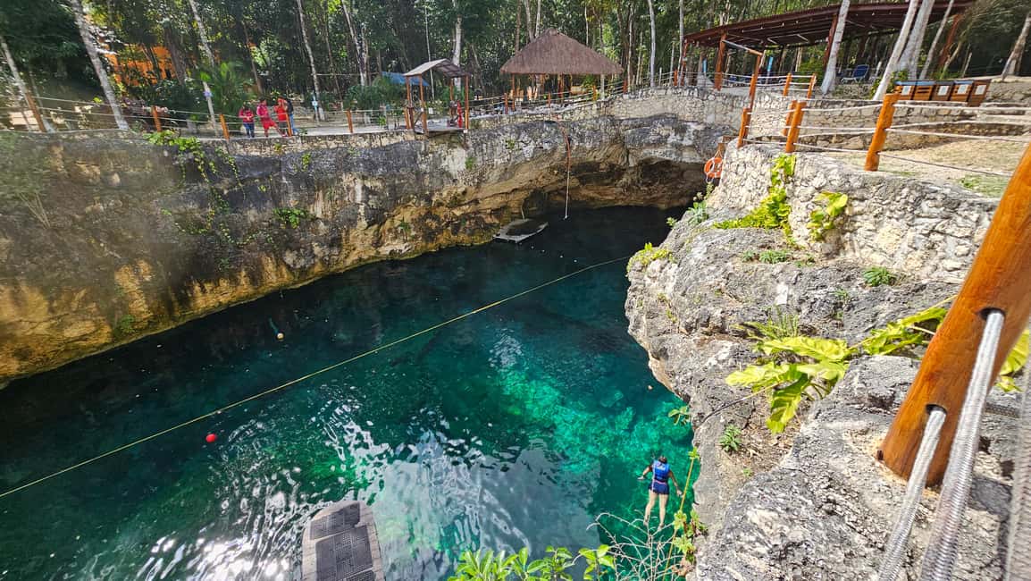 Tulum Classic: history and culture with cenote - Letras Azules at the Tulum Brewery: The Photo Stop You Should Actually Use