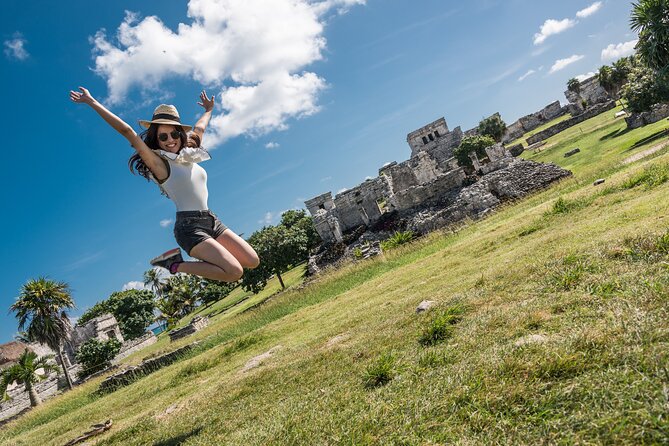 Tulum Day Tour with Archaeological Site Admission - Stop 2: Cenote Puerta Maya swim and cave views you can feel