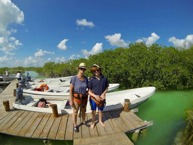 Tulum: Sian Ka'an Lagoons and Cenote Escondido Tour - Muyil Ruins: Mayan trade route meets jungle path