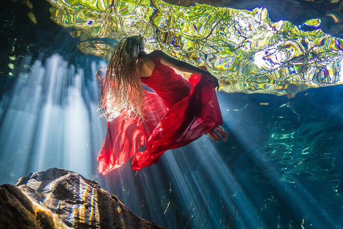 Underwater Photo Shoot Experience in Cenote - Your First Steps Underwater: Briefing, Relaxation, and Breathwork