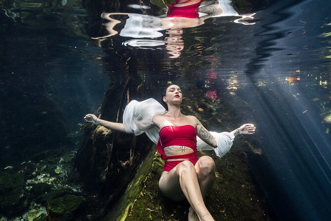 Underwater Photo Shoot Experience in Cenote - Styling in a Cenote: Outfits, Themes, and Light-Colored Fabrics