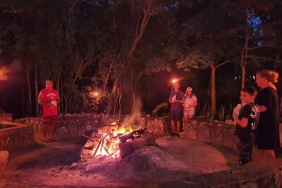 VIP Temazcal Private Tour - Cenote Taak Bi Ha: snorkeling in an underground-river cave
