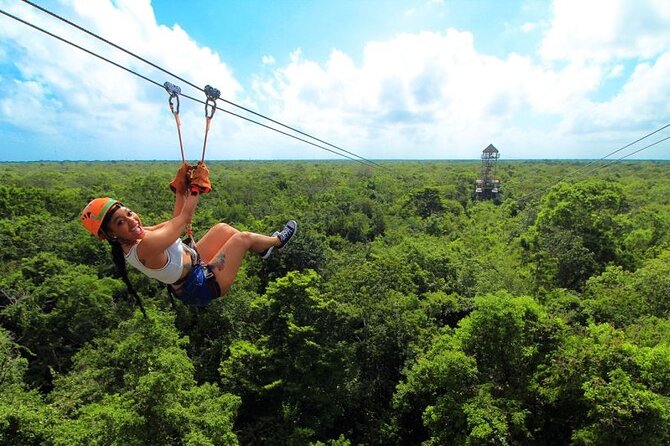 Wild Tulum Day: ATV Tour + Zip Lines + Cenote + Rappel & Lunch! - Rappel (4 m): the part you’ll remember later