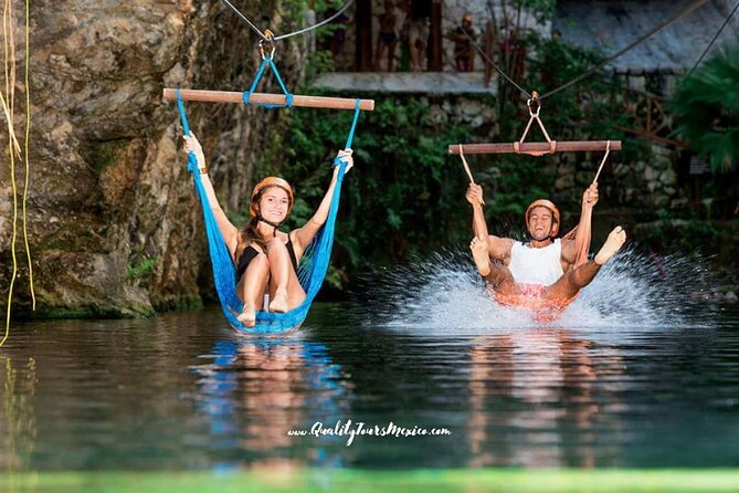 Xplor zip line park with transportation - ATV tour: 10 km for people who like control and motion