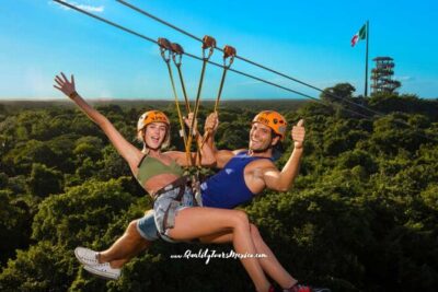 Xplor zip line park with transportation - Zip line circuits: more than one adrenaline run