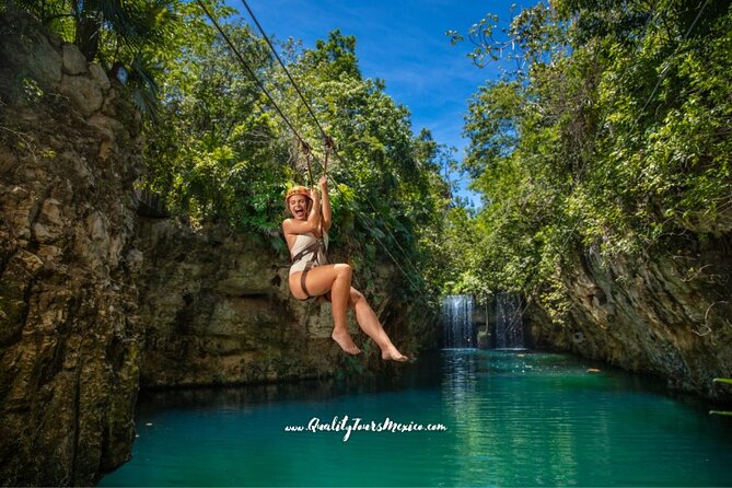 Xplor zip line park with transportation - Stalactite river swim: the 400 meter reality check